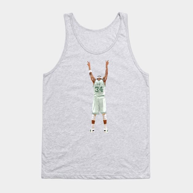 Paul Pierce Celebration Low Poly Tank Top by rattraptees